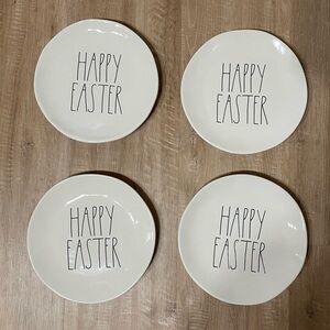 Rae Dunn Happy Easter Dinner Plate Set of 4